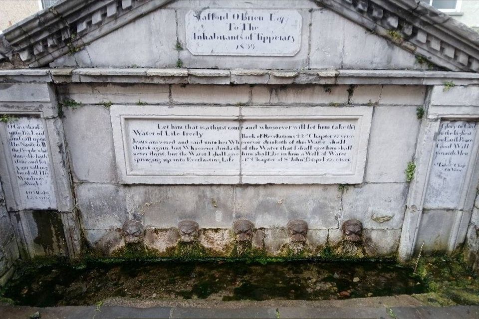 The Church Well in Tipperary town ran dry in August. Photo: Annemarie Ryan/Facebook.